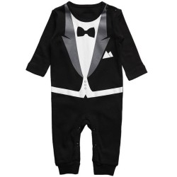 Carra Stylish Tux бебешки гащеризон